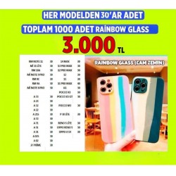 RAINBOW GLASS (CAM ZEMIN) (1000 ADET)