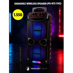 KARAOKELİ WİRELESS SPEAKER (PG-KTS 1743)