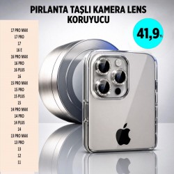PIRLANTA TAŞLI KAMERA LENS KORUYUCU 