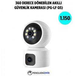 360 DERECE DÖNEBİLEN AKILLI GÜVENLİK KAMERASI (PG-LF Q5) 
