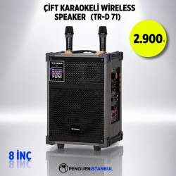ÇİFT KARAOKELİ WİRELESS SPEAKER (TR-D 71)