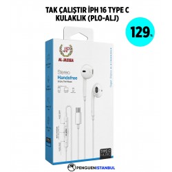 TAK ÇALIŞTIR İPH 16 TYPE C KULAKLIK (PLO-ALJ)