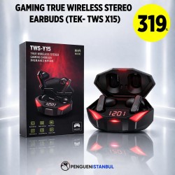 GAMING TRUE WIRELESS STEREO EARBUDS (TEK- TWS X15)