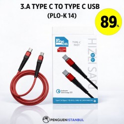 3.A TYPE C TO TYPE C USB (PLO-K 14)