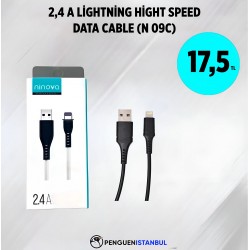 2.4 A LİGHTNİNG HİGHT SPEED DATA CABLE (N 09C)