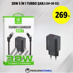 35W 5 İN 1 TURBO ŞARJ (ŞH-SR92)