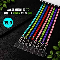 AYARLANABİLİR TELEFON BOYUN ASKISI (İZM)