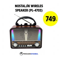 NOSTALJİK WİRELESS SPEAKER (PL-4703)