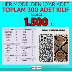 ANIMAL GLASS (CAM ZEMİN) (300 ADET)