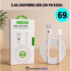 3.4A LİGHTNİNG USB (SH-YK K350)