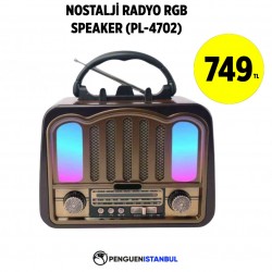 NOSTALJİ RADYO RGB SPEAKER (PL-4702)