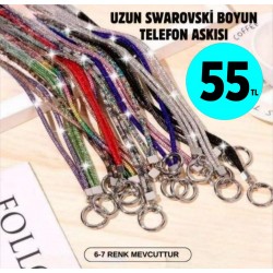 UZUN SWAROVSKİ BOYUN TELEFON ASKISI