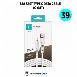 3.1A FAST TYPE C DATA CABLE (C-04T)