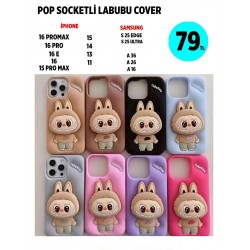 POP SOCKETLİ LABUBU COVER 