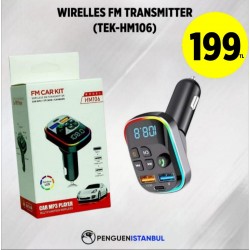 WİRELESS FM TRANSMİTTER (TEK-HM106)