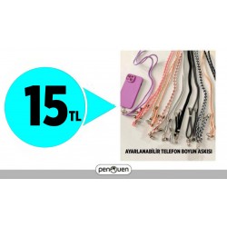 AYARLANABİLİR TELEFON BOYUN ASKISI (İZM)