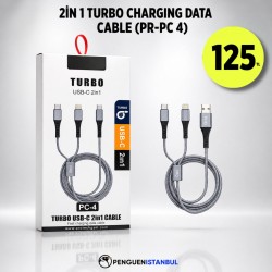 2İN 1 TURBO CHARGİNG DATA CABLE (PR-PC 4)