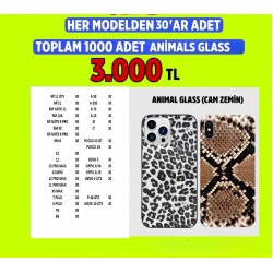 ANIMAL GLASS (CAM ZEMİN) (1000 ADET)