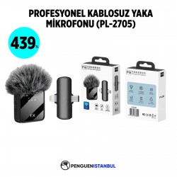 PROFESYONEL KABLOSUZ YAKA MİKROFONU (PL-2705)