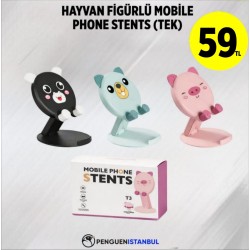 HAYVAN FİGÜRLÜ MOBİLE PHONE STENTS (TEK)