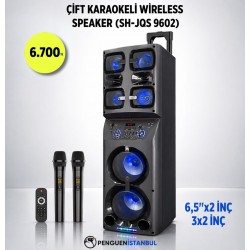 ÇİFT KARAOKELİ WİRELESS SPEAKER (ŞH-JQS 9602)