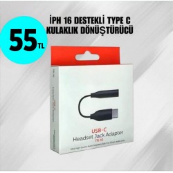 İPH 16 DESTEKLİ TYPE C KULAKLIK DÖNÜŞTÜRÜCÜ