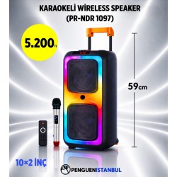 KARAOKELİ WİRELESS SPEAKER (PR-NDR 1097)