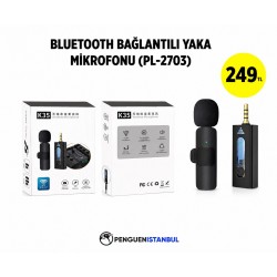 BLUETOOTH BAĞLANTILI YAKA MİKROFONU (PL-2703)