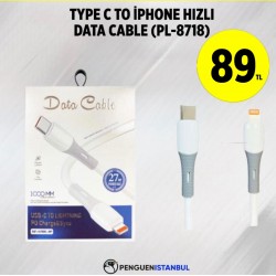 TYPE CTO İPHONE HIZLI DATA CABLE (PL-8718)
