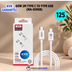 60W 2M TYPE C TO TYPE C USB (MA-Q190B)