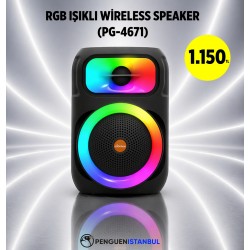 RGB IŞIKLI WİRELESS SPEAKER (PL-4671)