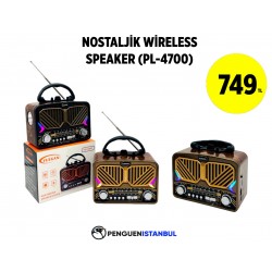 NOSTALJİK WİRELESS SPEAKER (PL-4700)