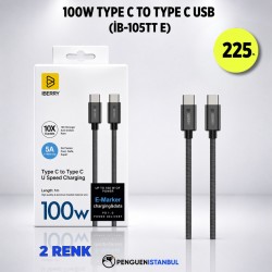 100W TYPE C TO TYPE C USB (İB-105TT E)