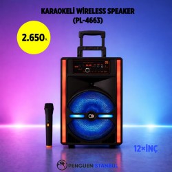 KARAOKELİ WİRELESS SPEAKER (PL-4663)