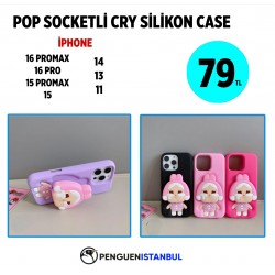 POP SOCKETLİ CRY SİLİKON CASE 