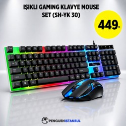 IŞIKLI GAMİNG KLAVYE MOUSE SET (SH-YK 30)
