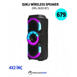 IŞIKLI WİRELESS SPEAKER (MS-3630 BT)