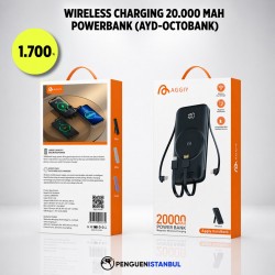 WİRELESS CHARGİNG 20.000 MAH POWERBANK (AYD-0CT0BANK)