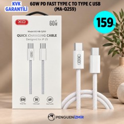 60W PD FAST TYPE C TO TYPE C USB (MA-Q259)