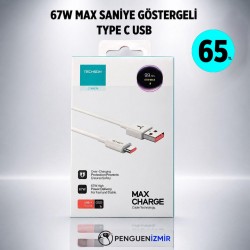 67W MAX SANİYE GÖSTERGELİ TYPE C USB
