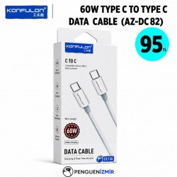 60W TYPE C TO TYPE C DATA CABLE (AZ-DC82)