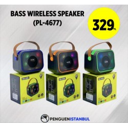 BASS WIRELESS SPEAKER (PL-4677)