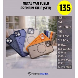 METAL YAN TUŞLU PREMİUM KILIF (SEH)
