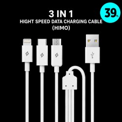 3 IN 1 HİGHT SPEED DATA CHARGİNG CABLE (HİMO)