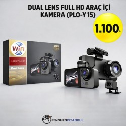 DUAL LENS FULL HD ARAÇ İÇİ KAMERA (PLO-Y 15)
