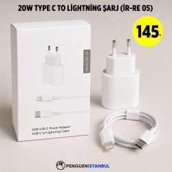 20W TYPE C TO LİGHTNİNG ŞARJ (İR-RE 05)