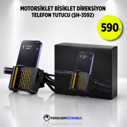 MOTORSİKLET BİSİKLET DİREKSİYON TELEFON TUTUCU (ŞH-3592)