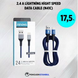 2.4 A LİGHTNİNG HİGHT SPEED DATA CABLE (N41C)