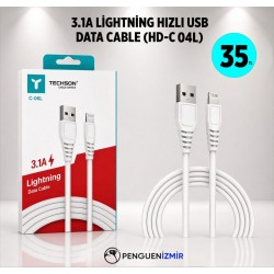 3.1A LİGHTNİNG HIZLI USB DATA CABLE (HD-C 04L)