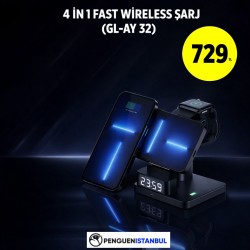 4 İN 1 FAST WİRELESS ŞARJ (GL-AY 32)